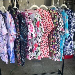 Colorful Patterned Scrub Collection